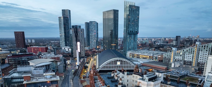 An area view of Manchester